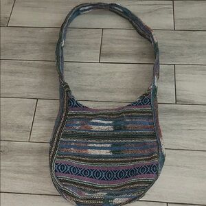 Hand Crochet Hobo Shoulder Bag